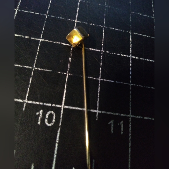 Gold Coloured Necklace, Wheat Pattern Chain with Cubic Zirconia Stone, 1… - Picture 11 of 12